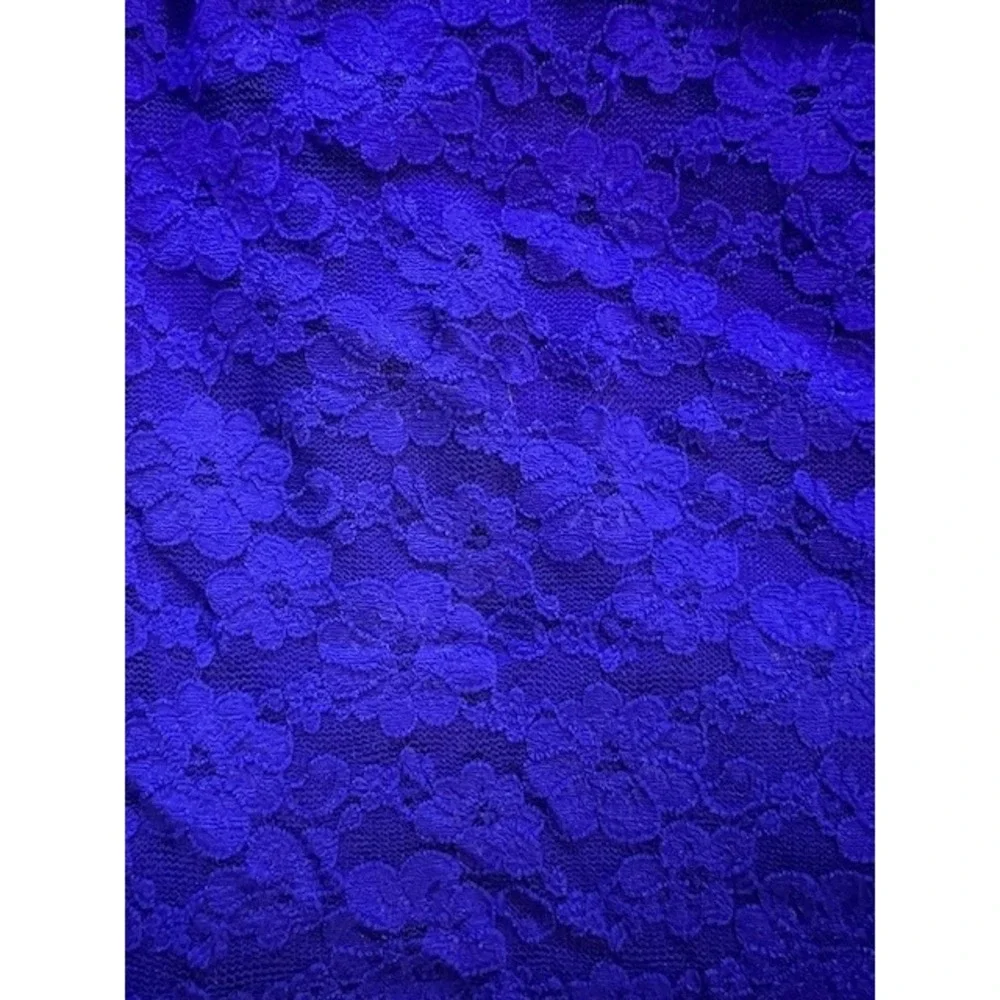 Women's Forever‎ 21 Blue Lace Lined Mini Skirt Size M